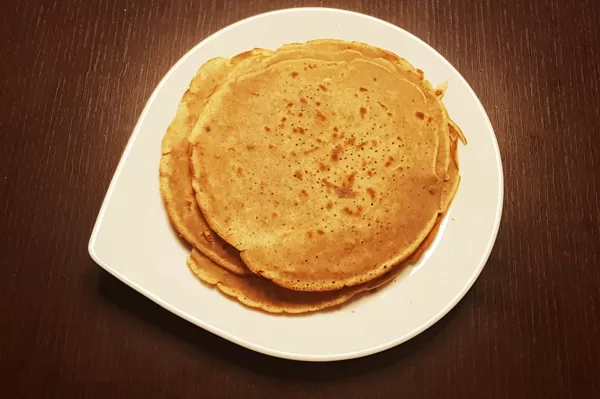 Pancakes with Acorn Flour