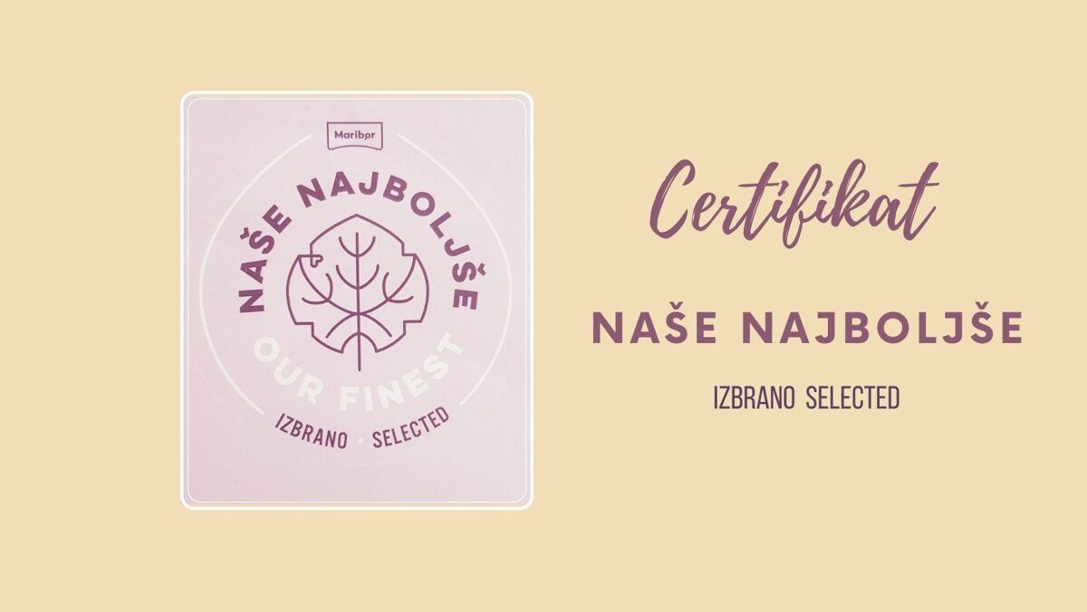 certifikat naše najboljše our finest